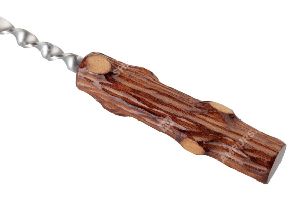 Шампур с деревянной ручкой Пенёк