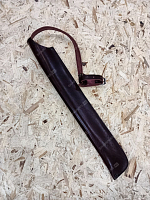 Кожаный чехол-футляр для шампуров (бордовый)