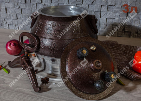 Афганский казан 3 литра комби-никель
