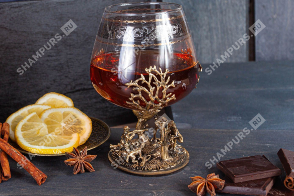 Бокал для коньяка Охота на Лося