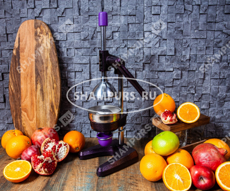 Чугунный пресс для гранатов и цитрусовых KALE 1701 пурпур