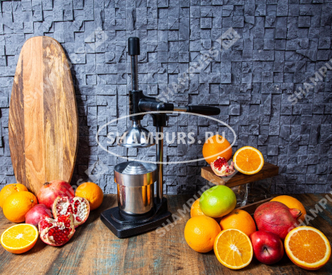Чугунный пресс для гранатов и цитрусовых KALE 1703 черный