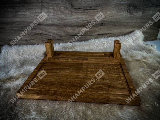 Деревянная доска для подачи шашлыка