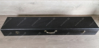 Деревянная коробка LUX черная для 6 шампуров
