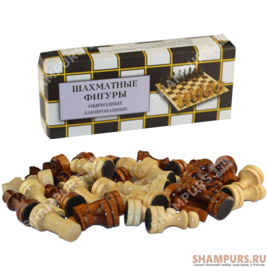 Фигуры шахматные лакированные