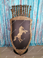 Каминный набор Щит-подставка Конь на 10 шампуров Монблан
