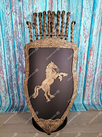 Каминный набор Щит-подставка Конь на 8 шампуров Монблан