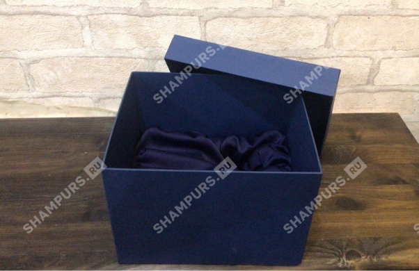 Картонная коробка для бокала с ложементом увеличенная