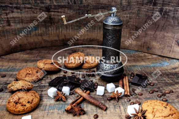 Кофемолка турецкая античное серебро