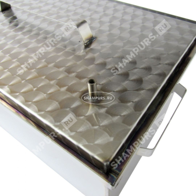 Коптильни из нержавеющей стали 400*250*250*1,5 с гидрозатвором