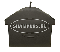 Коптильня сталь с гидрозатвором 400*240*280*2