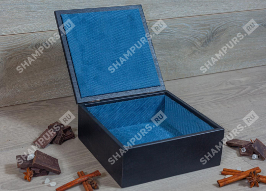 Коробка для шести рюмок чёрная