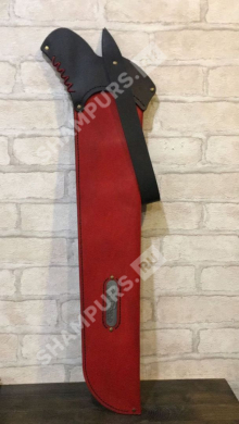 Кожаный чехол для шампуров EX DONO (красный)