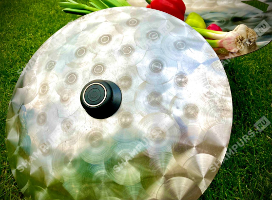 Крышка для саджа 40 см из нержавеющей стали