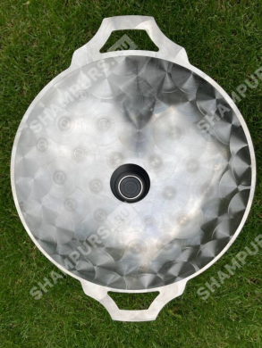 Крышка для саджа 50 см из нержавеющей стали