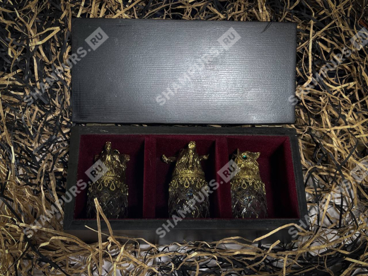 Набор из 3-х стопок-перевертышей в шкатулке