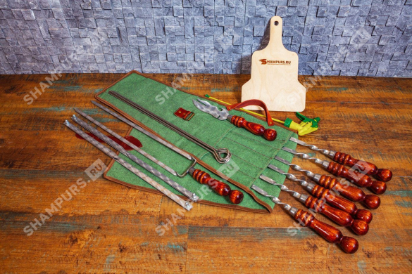 Набор шампуров в чехле "Дачный - 2"