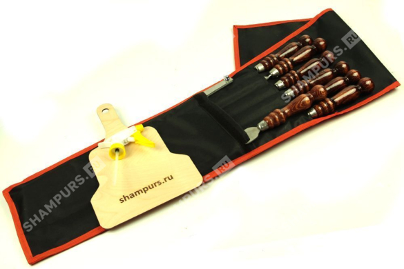 Набор шампуров в чехле "Пикник"