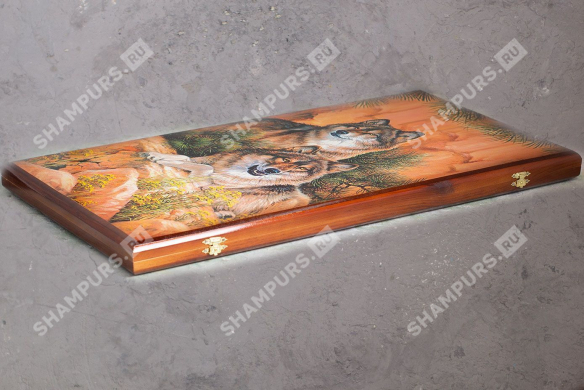 Нарды Волки 50 см на 25 см