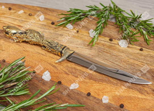 Нож - грибник Караси (Цельное литье)