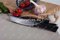 Пчак большой граб черный с гравировкой
