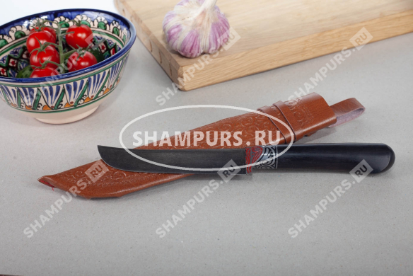 Пчак чирчик граб черный с гравировкой