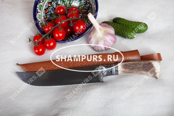 Пчак косуля с гравировкой Шеф