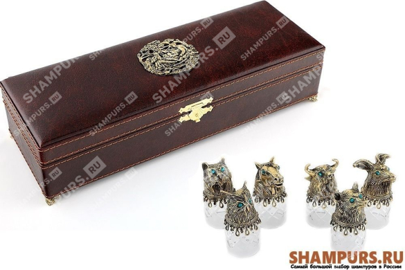 Подарочный набор стопок в шкатулке - 1