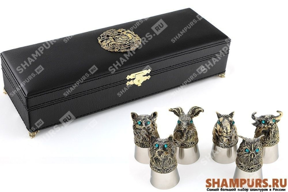Подарочный набор стопок в шкатулке - 3