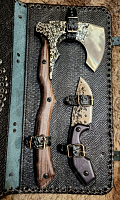 Подарочный набор Топор Перун и нож Акула Рафт