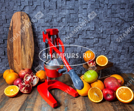 Пресс для цитрусовых и граната красный