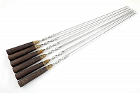 Шампур для люля кебаб Мореный дуб 50 см