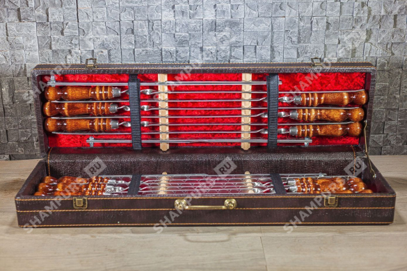 Шампурница - Кизляр на 12 шампуров (сандал)