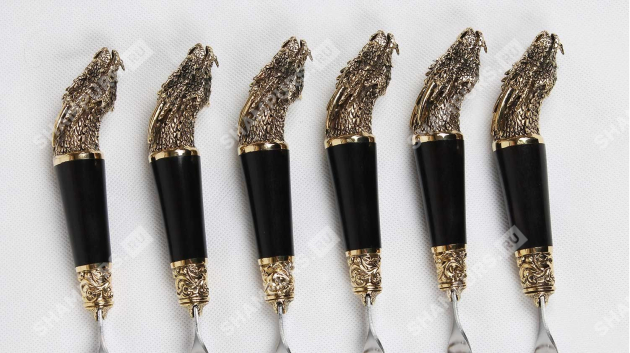 Шампуры без чехла - Золотой дракон