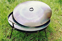 Сковорода из диска бороны 32 см с крышкой