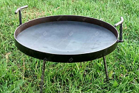 Сковорода из диска бороны с бортиками 32 см