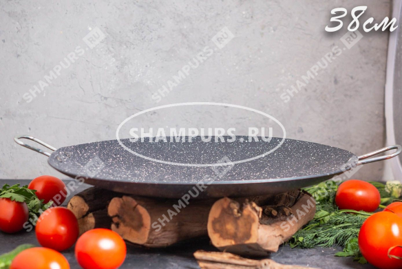 Сковорода Садж с гранитным покрытием тонкая 38 см