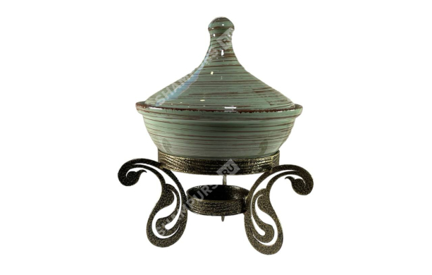 Тажин Легкий бриз мята на подставке Непал