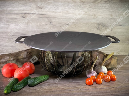 Сковорода Садж из стали 60 см на подставке Протея