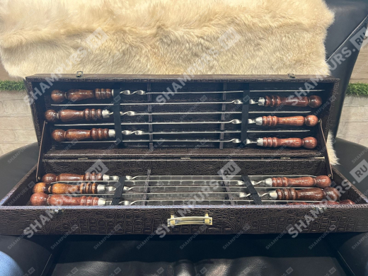 Набор для пикника 12 шампуров