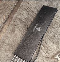 Колчан ШЕРВУД из дерева с кожаной лямкой (темный)