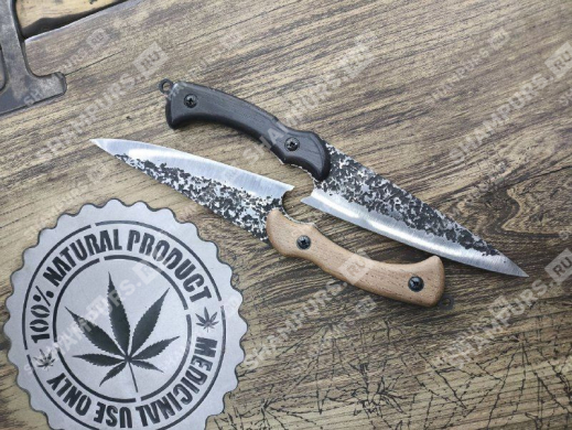 Нож Кухонный узкий светлая ручка