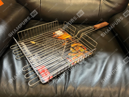 Решетка-гриль из нержавеющей стали 32х24 см