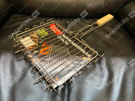 Решетка-гриль из нержавеющей стали 30х22 см